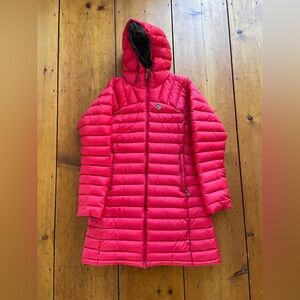 Fjallraven red puffy jacket